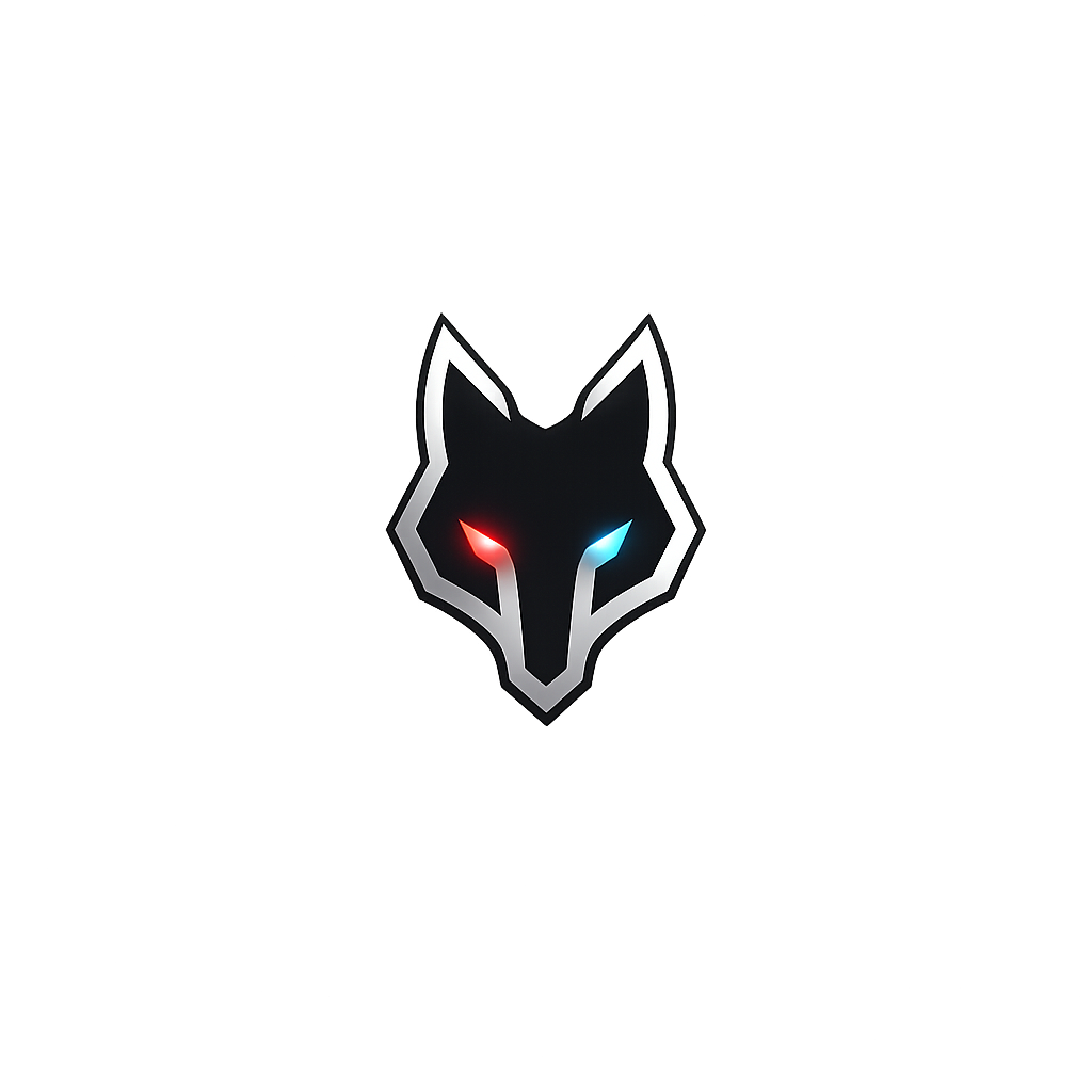 WXLF Wolf Head Logo